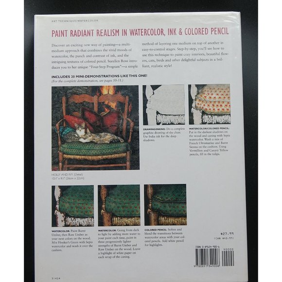 Artists Book, Paint Radiant Realism in Watercolor, Ink & Colored Pencil, by Suee - Picture 7 of 7